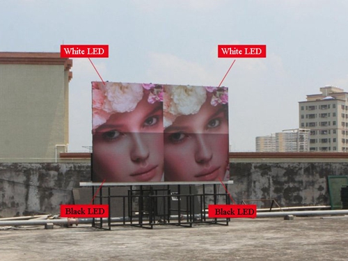 A vantagem dos LEDs pretos sobre os LEDs brancos